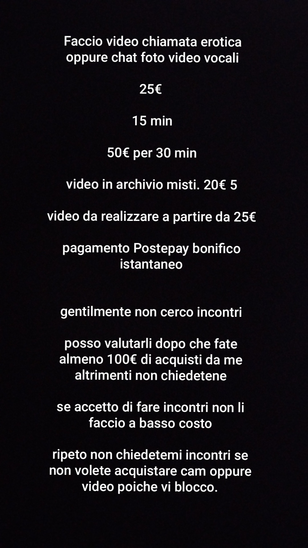 Video chiamata erotica solo su WhatsApp no incontri no persone scorrette e Perditempo


3488073794