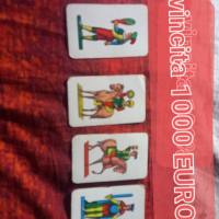 SOLO DONNE  OFFRO GIOCO DI CARTE  SI PUO VINCERE DA 1000 A 10.000  EURO  IL GIOCO CONSISTE DI AVERE 10 CARTE IN TERRA E SCEGLIERNE 10 